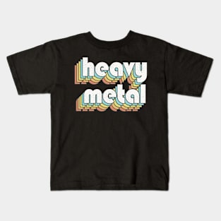 Retro Heavy Metal Kids T-Shirt